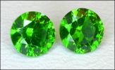 DEMANTOID PAIR (Russia) -- .69 ct. T.W. (All uses; N)